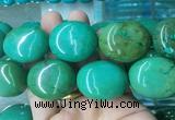 WBBS38 15 inches 27*32mm oval howlite turquoise gemstone beads wholesale WBBS38 15 inches 27*32mm oval howlite turquoise gemstone beads wholesale