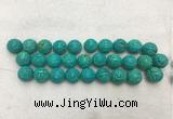 WBBS53 18mm carved round loose howlite turquoise gemstone beads wholesale WBBS53 18mm carved round loose howlite turquoise gemstone beads wholesale