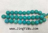 WBBS54 18mm carved round loose howlite turquoise gemstone beads wholesale WBBS54 18mm carved round loose howlite turquoise gemstone beads wholesale