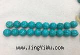 WBBS57 20mm carved round loose howlite turquoise gemstone beads wholesale WBBS57 20mm carved round loose howlite turquoise gemstone beads wholesale